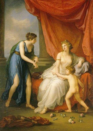 Euphrosyne reclamando para Vênus da ferida causada pelo dardo de Cupido - Replicarte