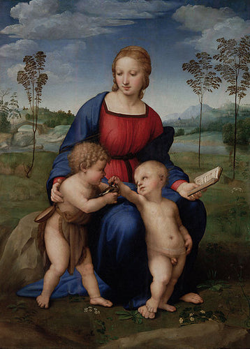 Madonna do Pintassilgo (Rafael) - Reprodução com Qualidade Museu