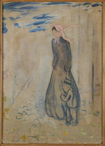 Memória de infância (Edvard Munch) - Reprodução com Qualidade Museu