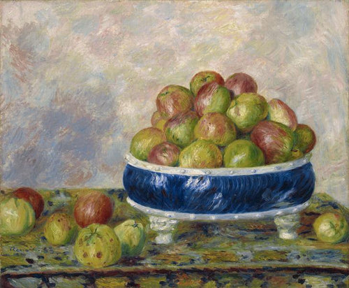 Maçãs em um prato (Pierre-Auguste Renoir) - Reprodução com Qualidade Museu