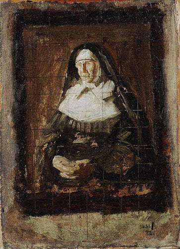 Esboço para o retrato da mãe Patricia Waldron (Thomas Eakins) - Reprodução com Qualidade Museu