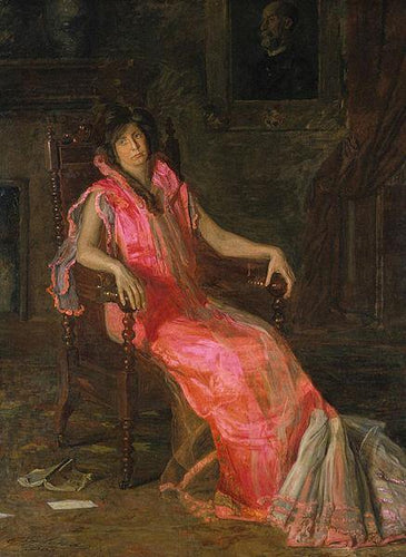 Uma atriz (Thomas Eakins) - Reprodução com Qualidade Museu