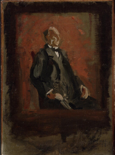 Esboço para o retrato do Dr. Jacob Mendez da Costa (Thomas Eakins) - Reprodução com Qualidade Museu