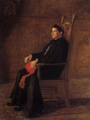 Retrato do Cardeal Sebastiano Martinelli (Thomas Eakins) - Reprodução com Qualidade Museu