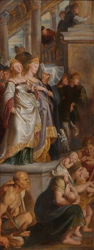 Três Testemunhas Femininas (Peter Paul Rubens) - Reprodução com Qualidade Museu