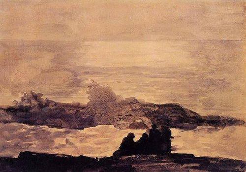 Uma noite de verão (Winslow Homer) - Reprodução com Qualidade Museu