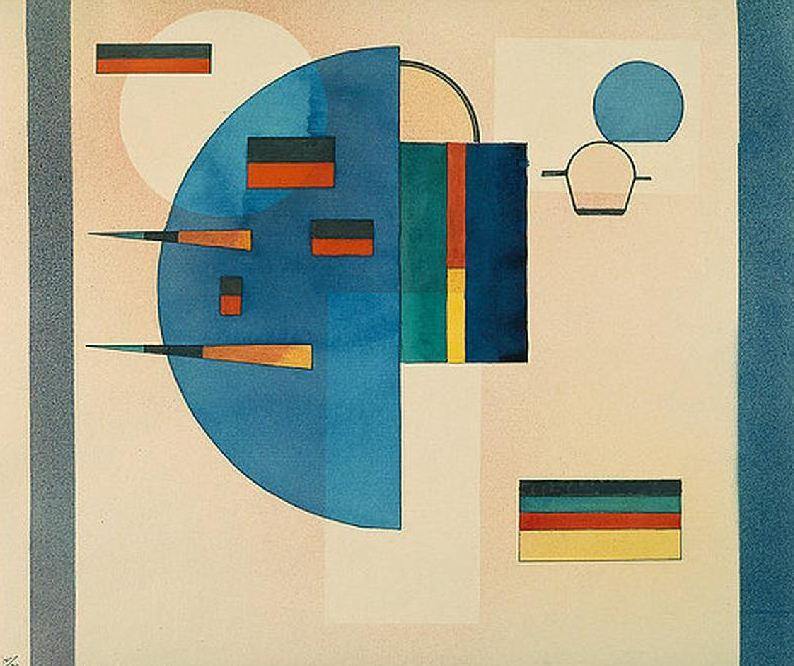 Acalmado (Wassily Kandinsky) - Reprodução com Qualidade Museu