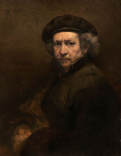 Auto-retrato (Rembrandt) - Reprodução com Qualidade Museu