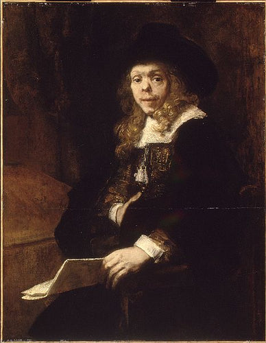 Retrato de Gerard De Lairesse (Rembrandt) - Reprodução com Qualidade Museu