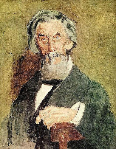 Retrato inacabado de William H. MacDowell (Thomas Eakins) - Reprodução com Qualidade Museu