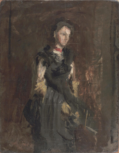 Esboço para o retrato de Letitia Wilson Jordan (Thomas Eakins) - Reprodução com Qualidade Museu