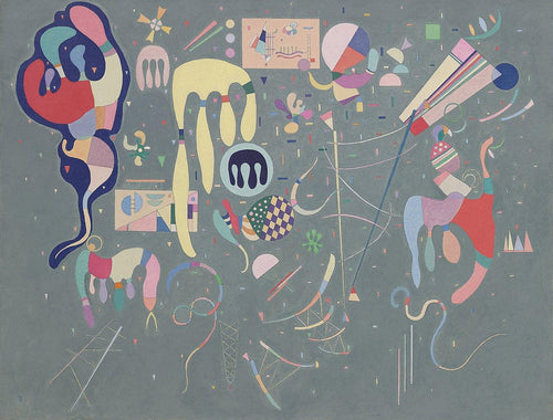 Várias Ações (Wassily Kandinsky) - Reprodução com Qualidade Museu