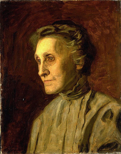 Sra. Helen MacKnight - Retrato de uma mãe (Thomas Eakins) - Reprodução com Qualidade Museu