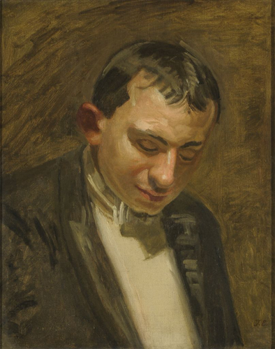 Retrato de H. Walter Schlichter (Thomas Eakins) - Reprodução com Qualidade Museu