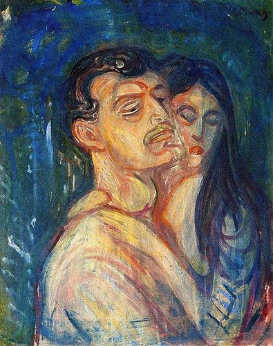 Cabeça a Cabeça (Edvard Munch) - Reprodução com Qualidade Museu