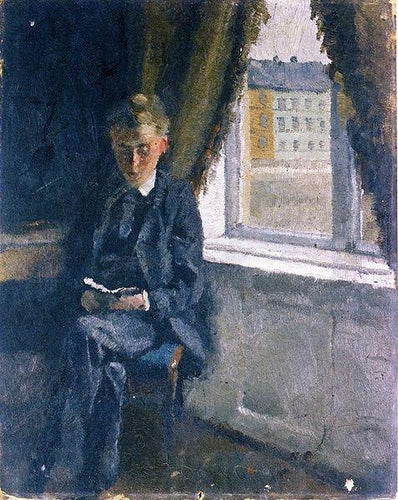 Andreas Reading (Edvard Munch) - Reprodução com Qualidade Museu