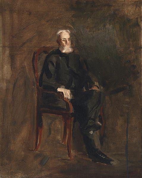 Estudo para o retrato de Robert C. Ogden (Thomas Eakins) - Reprodução com Qualidade Museu