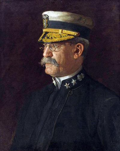 Retrato do contra-almirante Charles Dwight Sigsbee (Thomas Eakins) - Reprodução com Qualidade Museu