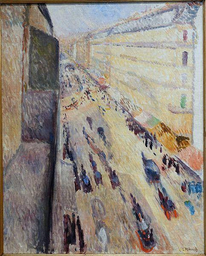 Rue De Rivoli (Edvard Munch) - Reprodução com Qualidade Museu