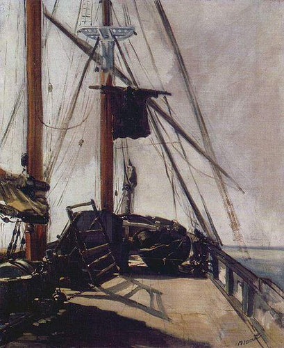 Convés do navio (Edouard Manet) - Reprodução com Qualidade Museu