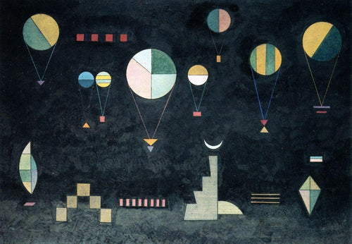Raso-Profundo (Wassily Kandinsky) - Reprodução com Qualidade Museu