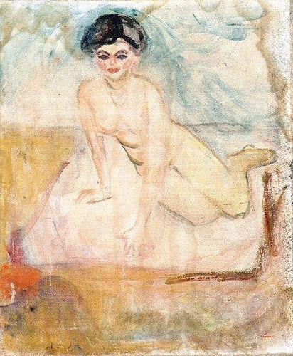 Estudo de um nu (Edvard Munch) - Reprodução com Qualidade Museu