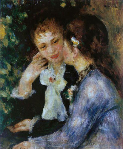 Confidencias (Pierre-Auguste Renoir) - Reprodução com Qualidade Museu
