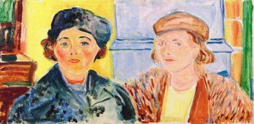 Ebba Ridderstad e Marika Pauli (Edvard Munch) - Reprodução com Qualidade Museu