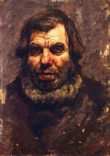 Cabeça de um velho com barba (Edvard Munch) - Reprodução com Qualidade Museu