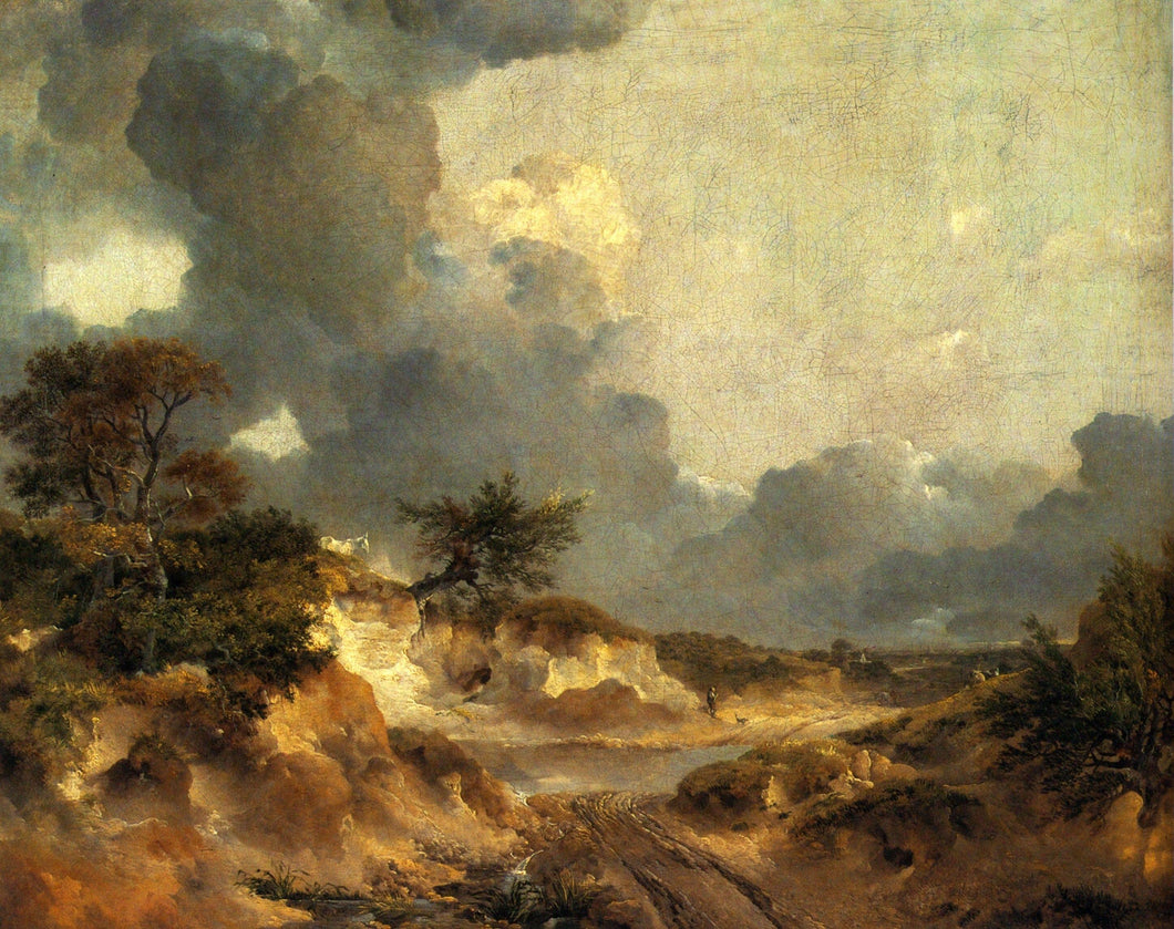 Paisagem com caixa de areia - Thomas Gainsborough