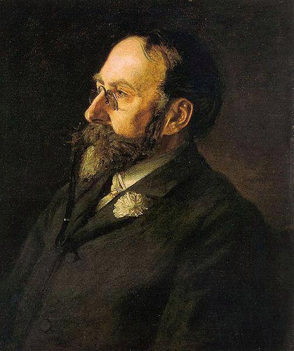 Retrato de William Merritt Chase (Thomas Eakins) - Reprodução com Qualidade Museu