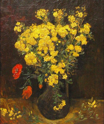 Vaso com Lychnis (Vincent Van Gogh) - Reprodução com Qualidade Museu