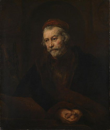 O apóstolo paulo (Rembrandt) - Reprodução com Qualidade Museu