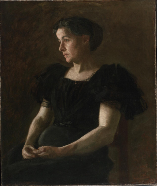 Retrato da Sra. Frank Hamilton Cushing (Thomas Eakins) - Reprodução com Qualidade Museu