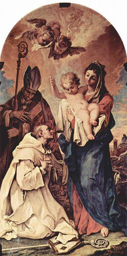 Aparecimento de Madonna com o filho aos Santos Bruno e Hugo