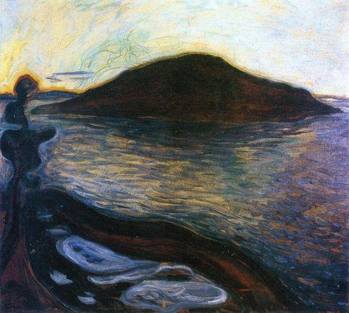 A ilha (Edvard Munch) - Reprodução com Qualidade Museu