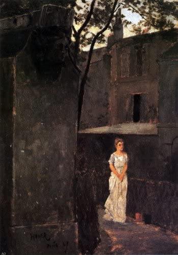 Pátio de Paris (Winslow Homer) - Reprodução com Qualidade Museu