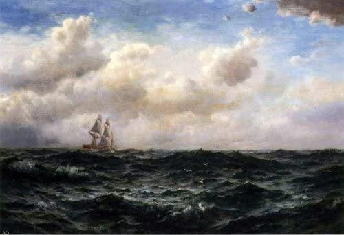 Navio no mar (Edward Moran) - Reprodução com Qualidade Museu