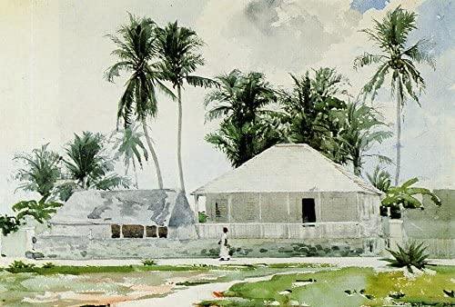 Cabines, Nassau (Winslow Homer) - Reprodução com Qualidade Museu