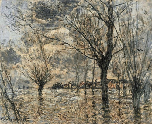 Vetheuil, Flood (Claude Monet) - Reprodução com Qualidade Museu