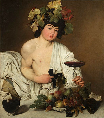 Baco (Caravaggio) - Reprodução com Qualidade Museu