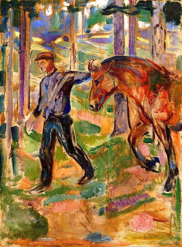 The Pathfinder (Edvard Munch) - Reprodução com Qualidade Museu