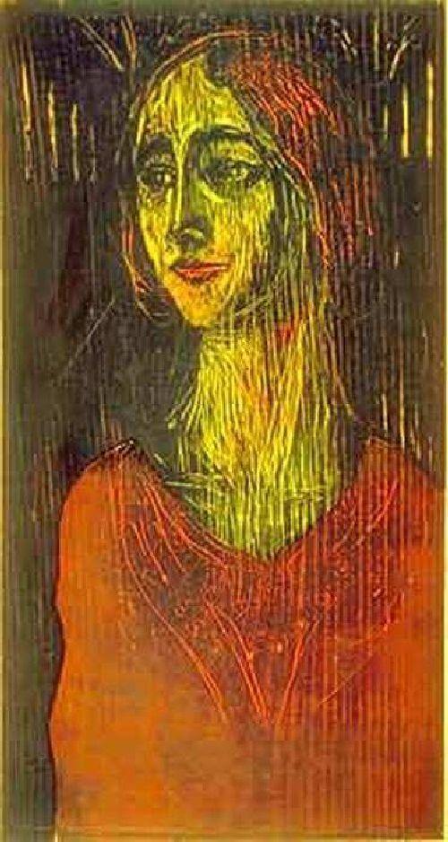 Birgitte (Edvard Munch) - Reprodução com Qualidade Museu