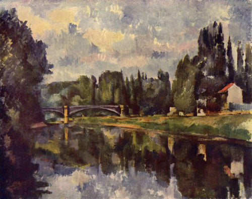 Ponte sobre o Marne (Paul Cézanne) - Reprodução com Qualidade Museu
