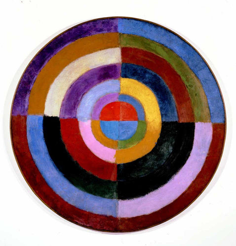 O primeiro disco (Robert Delaunay) - Reprodução com Qualidade Museu