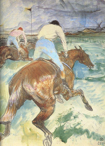 O jóquei (Henri de Toulouse-Lautrec) - Reprodução com Qualidade Museu