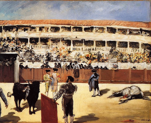 A tourada (Edouard Manet) - Reprodução com Qualidade Museu