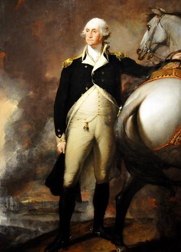 Retrato de George Washington (Gilbert Stuart) - Reprodução com Qualidade Museu