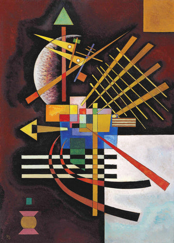 Acima e Esquerda (Wassily Kandinsky) - Reprodução com Qualidade Museu