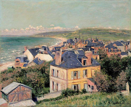 Junto ao mar em Trouville (Gustave Caillebotte) - Reprodução com Qualidade Museu